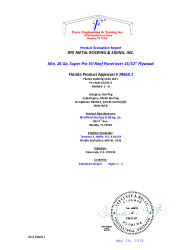PR Instl Docs FL29669 R0 II 26 Ga. 5V over Plywood Secured