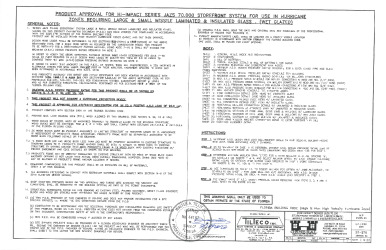 PR Instl Docs FL29674 R1 II GENERAL IMPACT GLASS WINDOW DRWG 20-276