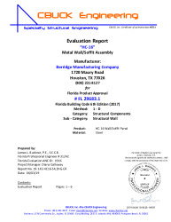 PR TECH DOCS FL29683 R0 AE 01 HC16 STEEL EVALREPORT