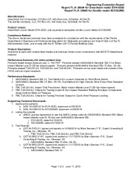 PR TECH DOCS FL29694 R0 AE 29694 EVH-302D PE EVAL REPORT 6-18-2019