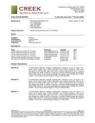 PR Instl Docs FL29705 R2 II MRP19001.2 2020 FBC Eval Underlayments final