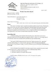 PR TECH DOCS FL29706 R0 AE EVALUAITON REPORT