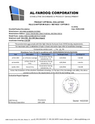 PR TECH DOCS FL29716 R1 AE SS - 7980 PIVOT DOOR - NI PAE 2020