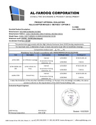PR TECH DOCS FL29882 R2 AE SS - 7900 THERMAL IS DOOR - PAE NI 2020