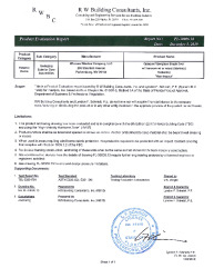 PR TECH DOCS FL30006 R0 AE EVAL 30006.10