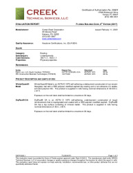 PR Instl Docs FL30046 R1 II GAP19002.1 2017 FBC Eval Underlayments final