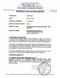 PR TECH DOCS FL30314 R2 AE PER NEWTECHWOOD AMERICA EXT WALL CLADDING PANEL US09 SYSTEM 20-199
