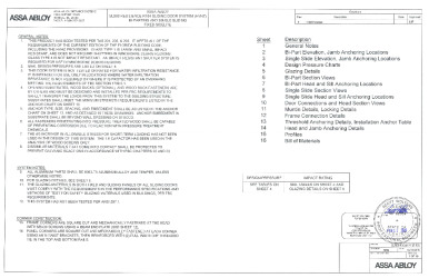 PR Instl Docs FL30356 R2 II ASSA FSL HVHZ Dwg