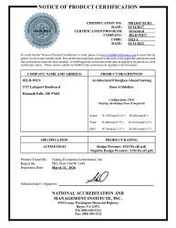PR CERTIFICATE FL30441 R3 C CAC NI013657.02-R3
