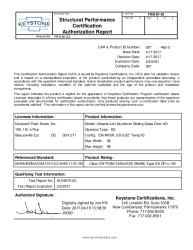PR CERTIFICATE FL30514 R0 C CAC KEYSTONE CERT 007-460.0
