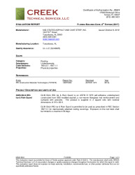 PR Instl Docs FL30520 R0 II MSA19001 FBC 2017 Eval QUIK-Stick IRG (HVHZ)
