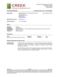 PR Instl Docs FL30520 R1 II MSA19001.1 2020 FBC Eval QUIK-Stick IRG (HVHZ) final