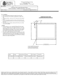 PR INSTL DOCS FL30894 R1 II C-SA 4836 CLAD SEDONA AWNING CCL429-H-548.02 B8320.01-901-44