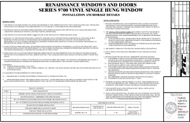 PR INSTL DOCS FL31137 R1 II RWD0023 REV0 9700SH SS