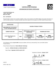 PR CERTIFICATE FL31300 R3 C CAC 8-0 X 6-8 CLAD NARROW STILE SLIDE DOOR