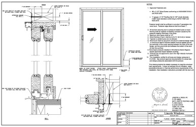 PR Instl Docs FL31300 R3 II FL31300-R3 Sliding Doors - Flange 2020 FBC