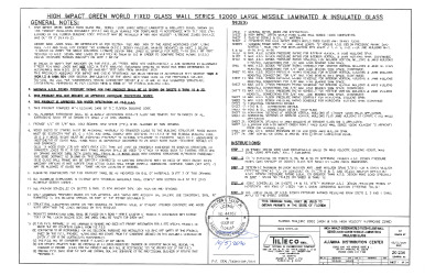 PR INSTL DOCS FL31564 R1 II 2020.10.05 - 12000 HIGH IMPACT GW FXW - DWG20-234 - INSTALLATION DRAWINGS 2020