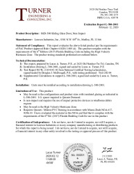 PR TECH DOCS FL31581 R1 AE EVALREPORT-L-500-2001