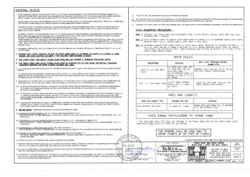 PR INSTL DOCS FL31582 R3 II GENERAL IMPACT PED DRWG 21-114