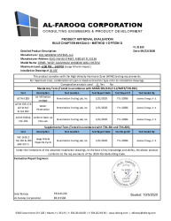 PR TECH DOCS FL31610 R1 AE SS - 1050 WW LMI - PAE 2020
