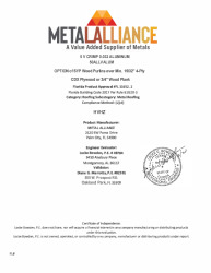 PR Instl Docs FL31652 R0 II BINDER  3 FL 3162.2 5 V CRIMP WITH DETAIL-HVHZ METAL ALLIANCE 0.032 ALUM