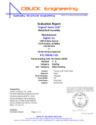 PR TECH DOCS FL31655 R2 AE 1 S1120 24GA WOODDECK HZ EVALREPORT R1