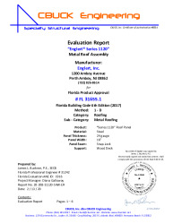 PR Instl Docs FL31655 R0 II 1 S1120 24ga WoodDeck EVALREPORT