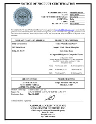 PR CERTIFICATE FL31711 R1 C CAC NI014557.05-R1