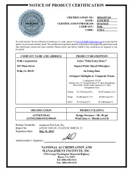 PR CERTIFICATE FL31711 R0 C CAC NI014557.04