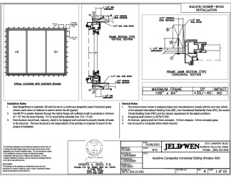 PR Instl Docs FL31993 R4 II D015651 - Auraline Composite Horizontal Slider XOX 108x84 DP35-40 FBC Installs 1-6-22 SEALED