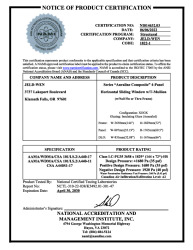 PR CERTIFICATE FL31993 R4 C CAC NI014632.03 XOOX 144X72 PG35 DP-40