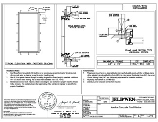 PR Instl Docs FL32018 R0 II Auraline Composite Fixed FBC Installs (36x72) 04-06-20
