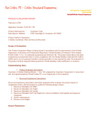 PR TECH DOCS FL32146 R2 AE RAC PE 2 8 21 EVALUATION REPORT C-SERIES