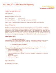 PR TECH DOCS FL32146 R2 AE RAC PE 2 8 21  EVALUATION REPORT PROTO AIRE-SERIES
