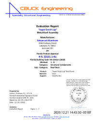 PR TECH DOCS FL32151 R1 AE 32151-20-273.1 SUPERDUTCH-ROOF-PURLINS-ER-DS