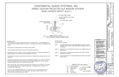 PR INSTL DOCS FL32154 R0 II FA 7600-BM PROJECT OUT WINDOW SYSTEM(S.M.I.)-20200518 - SS