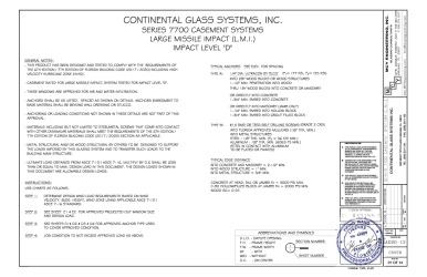 PR Instl Docs FL32155 R1 II 2020.10.15 - AD20-13 - 7700 CASEMENT SYSTEM FA - LMI - SS