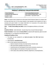 PR TECH DOCS FL32156 R1 AE EVALUATION REPORT FBC 2020-SS