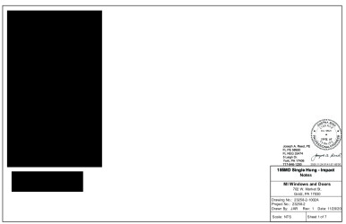PR Instl Docs FL32165 R3 II 23258-2-1002A-R1 185MD SH 53x76 Impact 2020 FBC