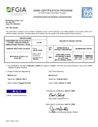 PR CERTIFICATE FL32165 R1 C CAC APC(18821)2358.01-106-11-R0,2184.03 185MD SH(020325)