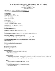 PR TECH DOCS FL32341 R0 AE EVALUATION REPORT WWS-368