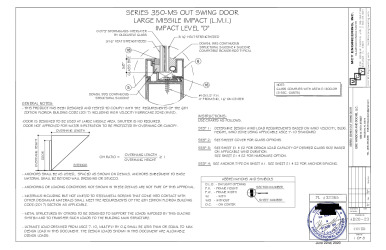 PR Instl Docs FL32365 R0 II 20200622 SERIES 350-MS OUT SWING DOOR SS