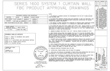 PR Instl Docs FL32409 R0 II 102203 - 1600 CW FPA Drawings