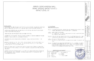 PR Instl Docs FL32490 R0 II 20200625 Series 3090 Window Wall-SMI-SS