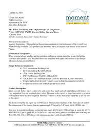 PR TECH DOCS FL32845 R1 AE FBC 2020 CODE COMPLIANCE (CIW-INS 16-97)