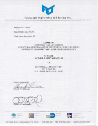 PR TECH DOCS FL32994 R4 TR ALL TEST REPORTS 1 FT TO 5 FT SPANS