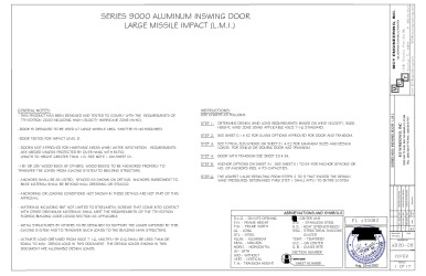 PR Instl Docs FL33082 R2 II ES9000- INSWING DOOR FL33082 AD20-28- rev 08.15.2022-ss