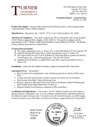 PR TECH DOCS FL33099 R1 AE EVAL-AMER-DOOR