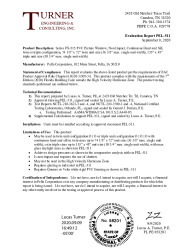 PR TECH DOCS FL33453 R0 AE EVALREPORTPEL511