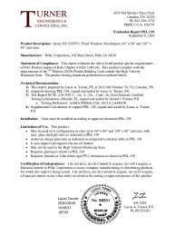 PR TECH DOCS FL33453 R0 AE EVALREPORTPEL339